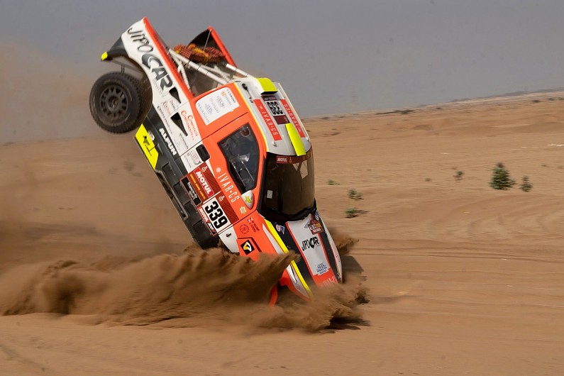 De Villiers wins Dakar Rally 2nd stage, Terranova new leader