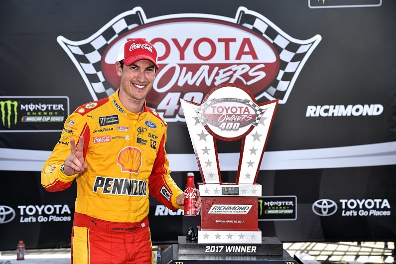 Joey Logano's Richmond win won't count towards NASCAR playoffs