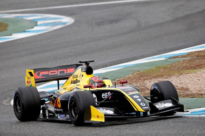 Yu Kanamaru tops first day of Formula 3.5 V8 testing at Jerz - FV8 3.5 - Autosport