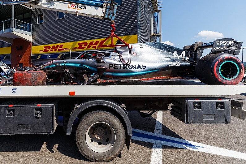 F1 Crash At Spa