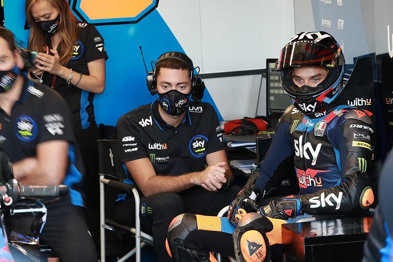 Marini Escapes Serious Injury From Monster Crash In French Moto2 Practice Moto2 Autosport