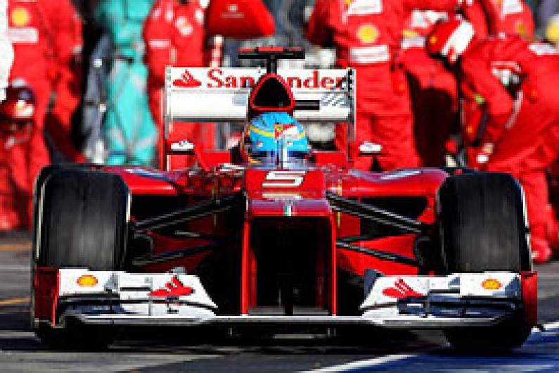 Alonso convinced Ferrari an almost perfect team despite struggling to regularly fight for ...