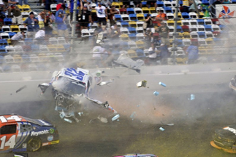 Daytona crash Jimmie Johnson calls for changes NASCAR Autosport