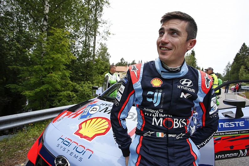 Craig Breen flies on Rally Finland shakedown as WRC return begins | WRC ...