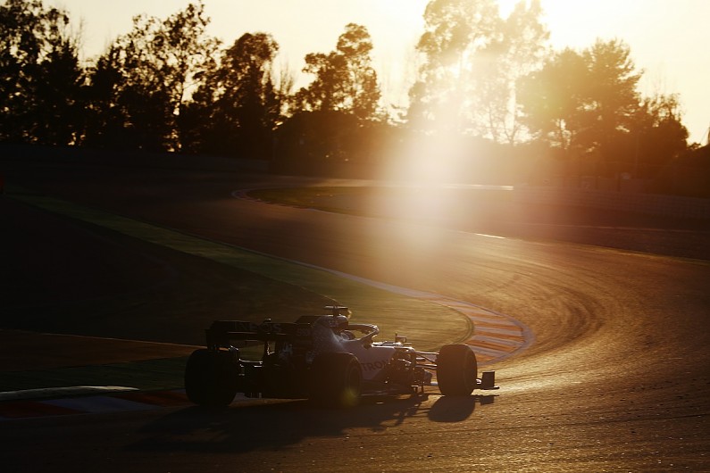 formula 1 testing times