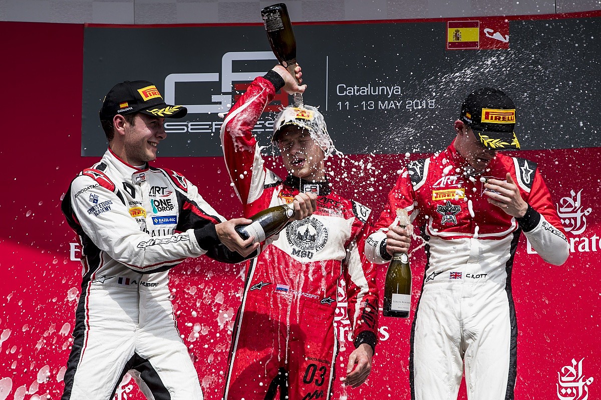 Gp3 Barcelona Force India S Mazepin Leads Art 1 2 3 To Debut Win Gp3 News Autosport