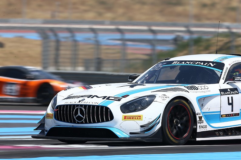 Black Falcon Mercedes On Pole For Blancpains Paul Ricard