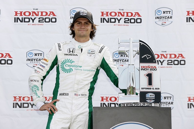 
                  IndyCar race winner Herta switches to #26 Andretti car for 2021