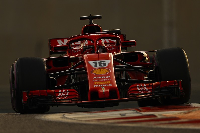 Abu Dhabi F1 Test Charles Leclerc Fastest For Ferrari On Day Two F1 Autosport