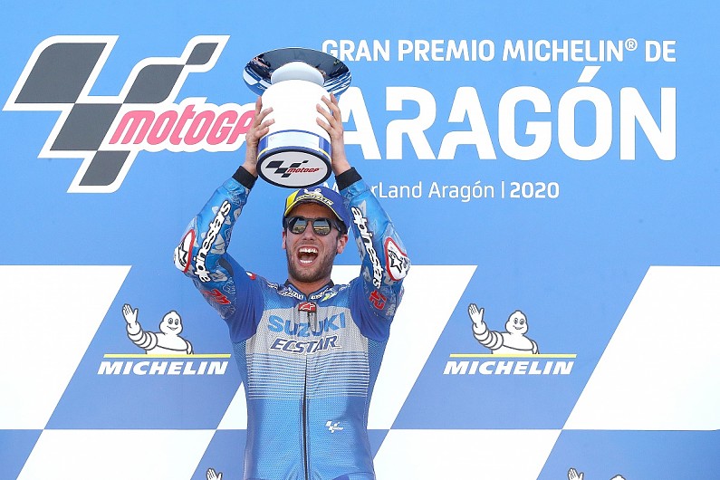 Aragon Motogp Rins Wins For Suzuki Mir Takes Points Lead As Quartararo 18th Motogp Autosport