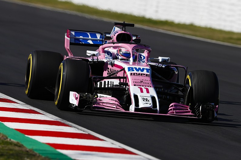F1 testing: Force India not leading midfield pack - Sergio ...