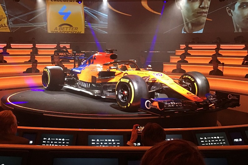 McLaren reveals its MCL34 F1 car for 2019 season - F1 - Autosport