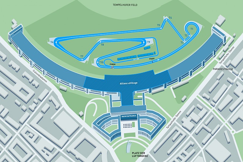 Formula E reveals revised Berlin Tempelhof track layout | Formula E
