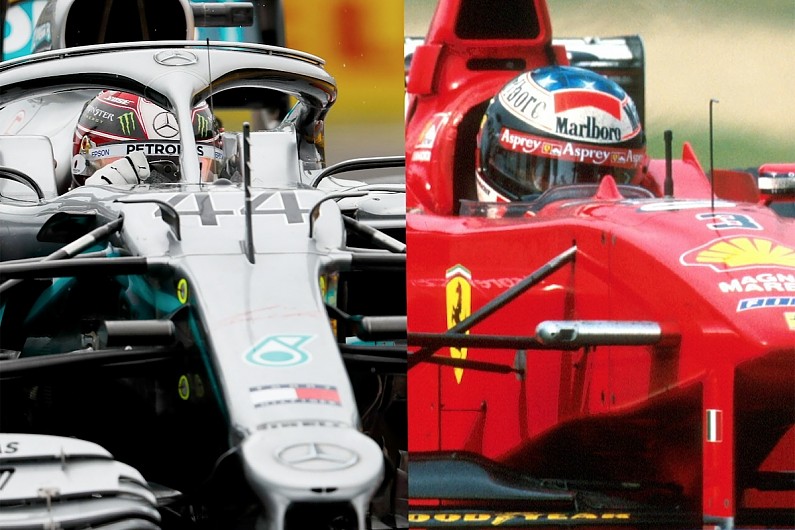 Video Hamilton And Schumacher S Epic Hungary F1 Charges Compared F1 Autosport