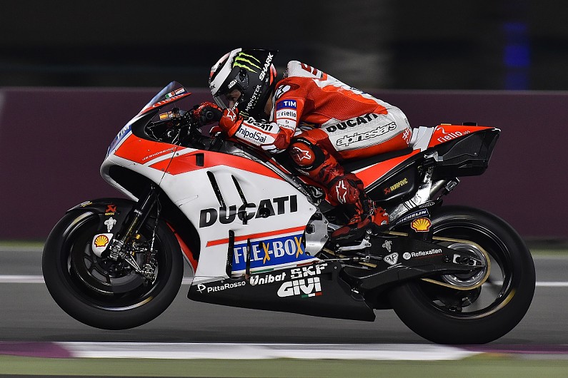 Ducati's MotoGP pre-season tests harder than expected, says Lorenzo ...